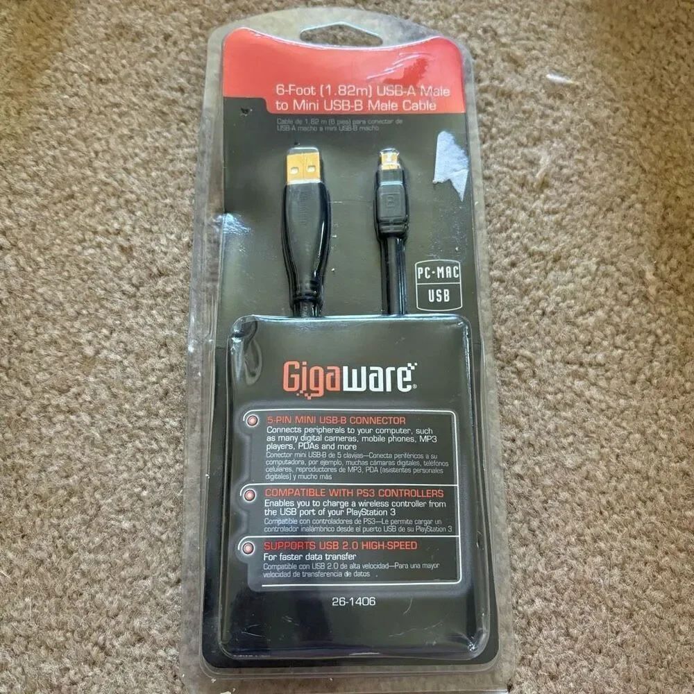 Gigaware 3-Ft. Cat5e Network Cable *New*